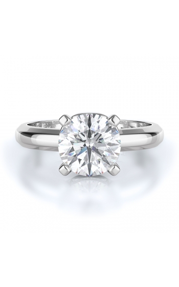 Solitaire Style Diamond Engagement ring 
(Center Diamond Not Included)