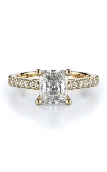 Sidestone Style Diamond Engagement ring 
(Center Diamond Not Included)