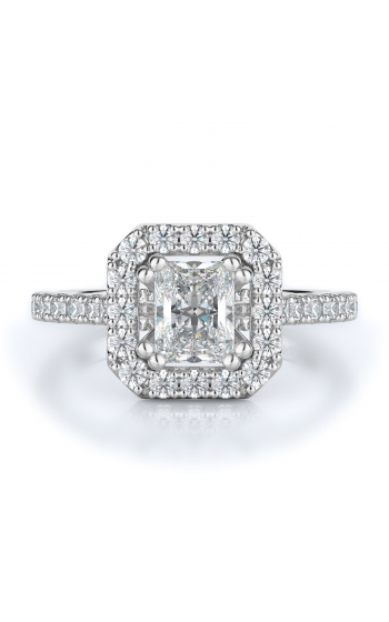 Halo Style Diamond Engagement ring 
(Center Diamond Not Included)