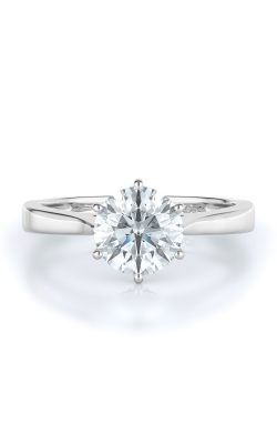 Solitaire Style Diamond Engagement Ring 
(Center Diamond Not Included)