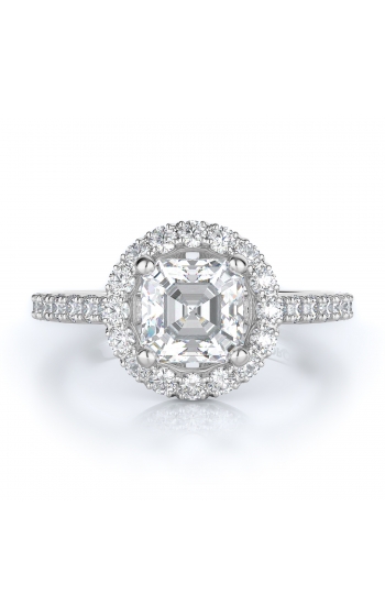 Halo Style Diamond Engagement ring 
(Center Diamond Not Included)