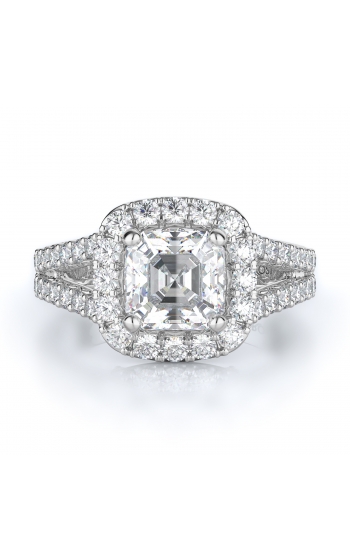 Halo Style Diamond Engagement ring 
(Center Diamond Not Included)