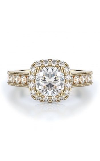 Halo Style Diamond Engagement ring 
(Center Diamond Not Included)