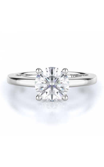 Solitaire Style Diamond Engagement ring 
(Center Diamond Not Included)