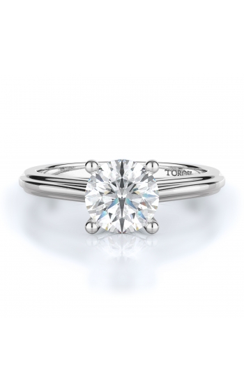 Solitaire Style Diamond Engagement ring 
(Center Diamond Not Included)