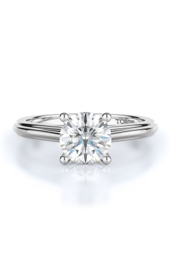 Solitaire Style Diamond Engagement Ring 
(Center Diamond Not Included)