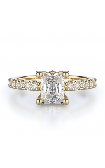 Sidestone Style Diamond Engagement ring 
(Center Diamond Not Included)