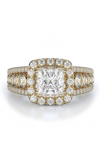 Halo Style Diamond Engagement ring 
(Center Diamond Not Included)