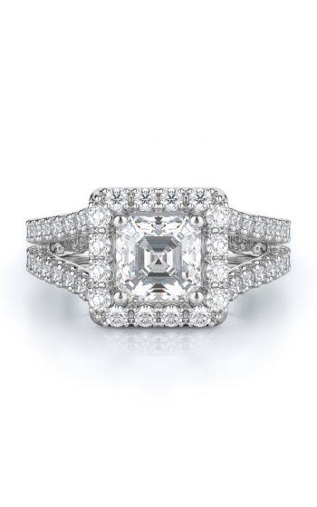 Halo Style Diamond Engagement ring 
(Center Diamond Not Included)