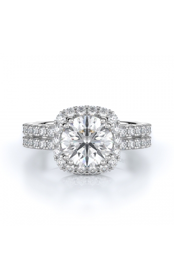 Halo Style Diamond Engagement ring 
(Center Diamond Not Included)