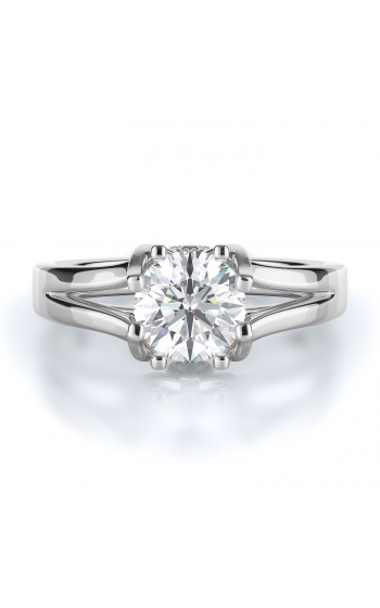 Solitaire Style Diamond Engagement ring 
(Center Diamond Not Included)