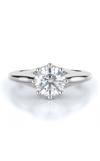 Solitaire Style Diamond Engagement ring 
(Center Diamond Not Included)