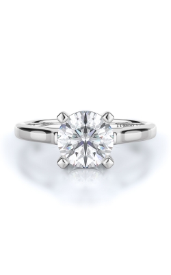 Solitaire Style Diamond Engagement Ring 
(Center Diamond Not Included)