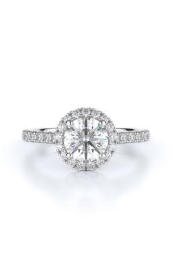 Halo Style Diamond Engagement Ring 
(Center Diamond Not Included)