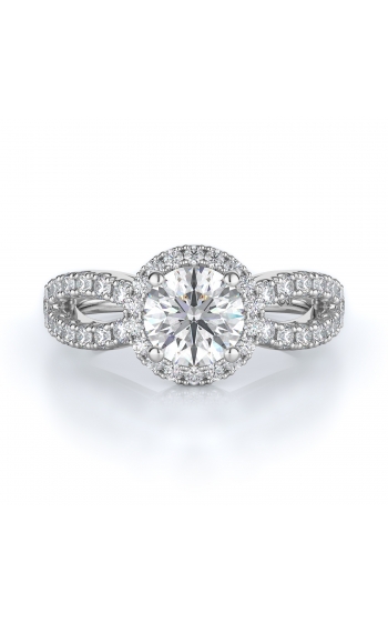 Halo Style Diamond Engagement ring 
(Center Diamond Not Included)