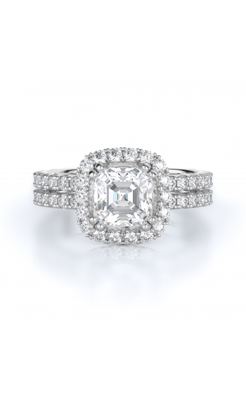 Halo Style Diamond Engagement ring 
(Center Diamond Not Included)