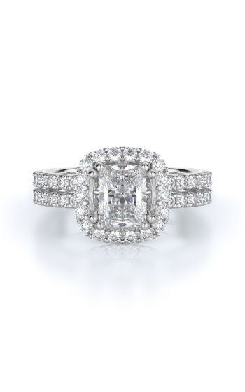 Halo Style Diamond Engagement ring 
(Center Diamond Not Included)