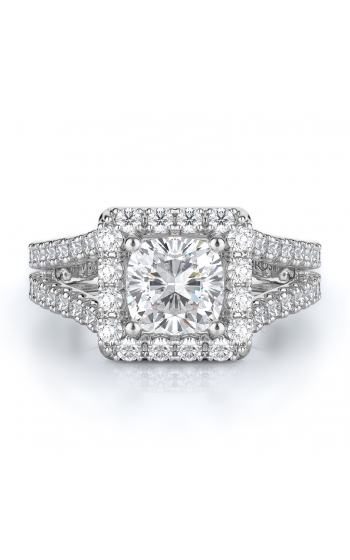 Halo Style Diamond Engagement ring 
(Center Diamond Not Included)