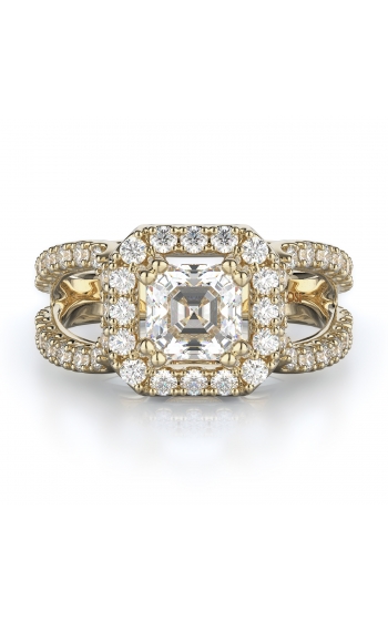 Halo Style Diamond Engagement ring 
(Center Diamond Not Included)