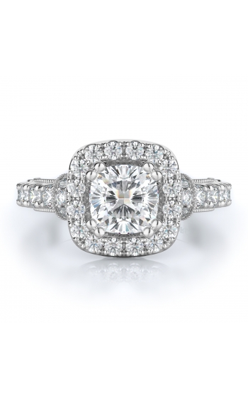 Halo Style Diamond Engagement ring 
(Center Diamond Not Included)