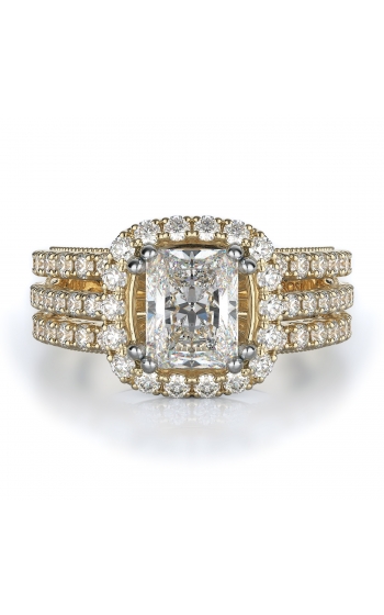 Halo Style Diamond Engagement ring 
(Center Diamond Not Included)