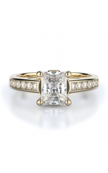 Sidestone Style Diamond Engagement ring 
(Center Diamond Not Included)