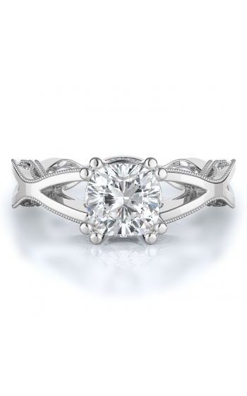 Sidestone Style Diamond Engagement ring 
(Center Diamond Not Included)