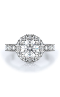 Halo Style Diamond Engagement Ring 
(Center Diamond Not Included)