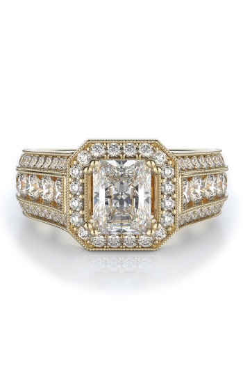 Halo Style Diamond Engagement ring 
(Center Diamond Not Included)