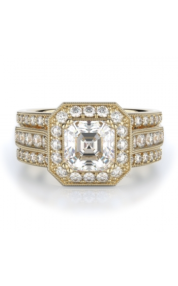 Halo Style Diamond Engagement ring 
(Center Diamond Not Included)