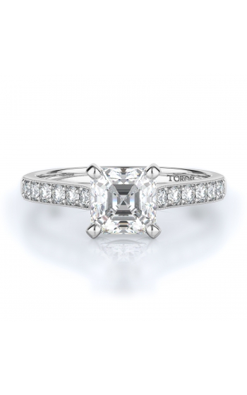 Sidestone Style Diamond Engagement ring 
(Center Diamond Not Included)